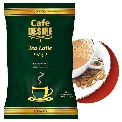 Tea Latte - Cardamom Premix (650g) |  No Added Sugar | Milk not required | Cardamom Flavour Imported from Geneva | For Manual Use - Just add Hot Water | Suitable for all Vending Machines 